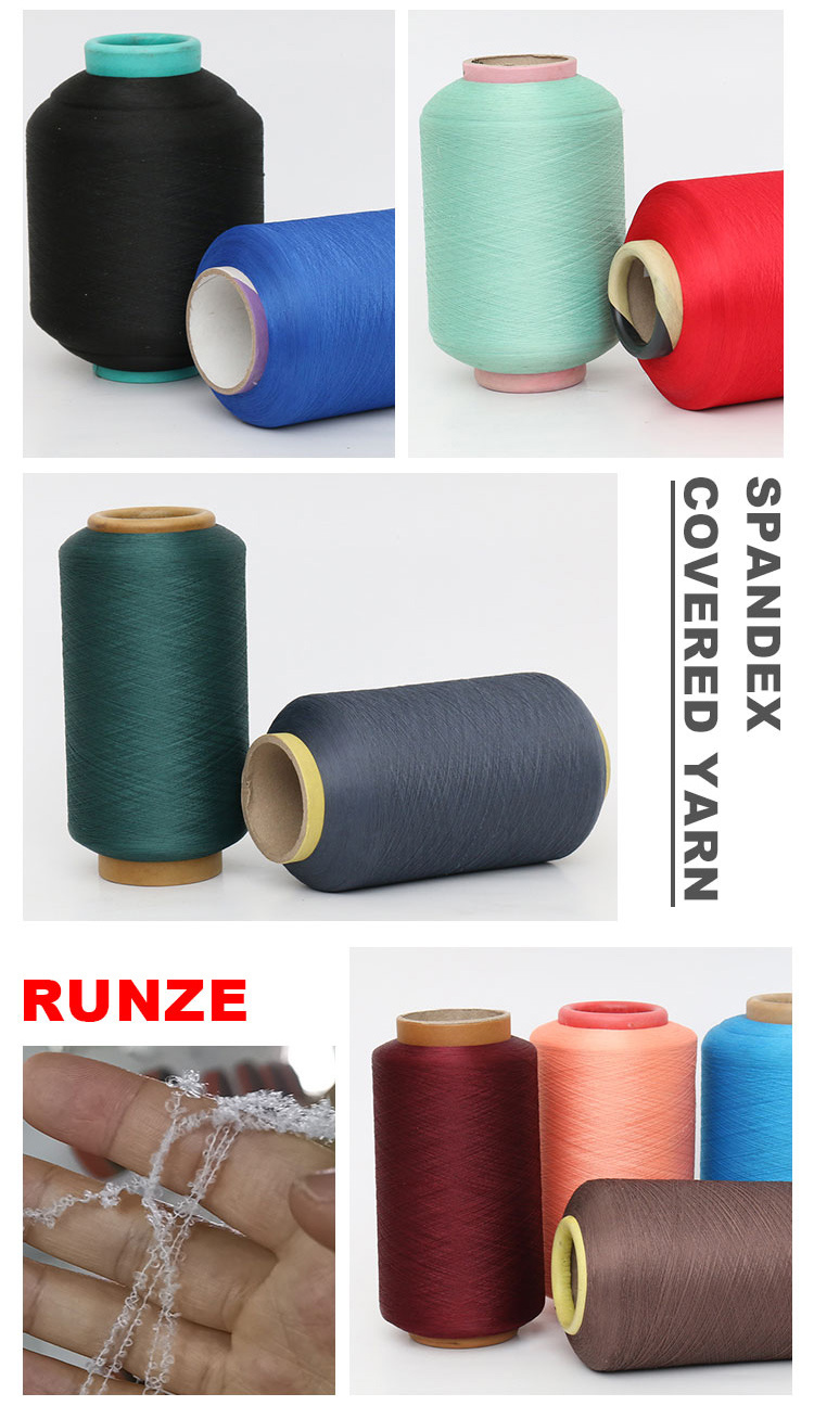 Acy Air Covered Spandex Yarn for Weaving or Knitting