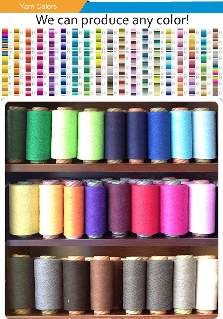 Ne16s/2, Ne20s/2 65% Polyester 35% Cotton Blended Yarn for Weaving