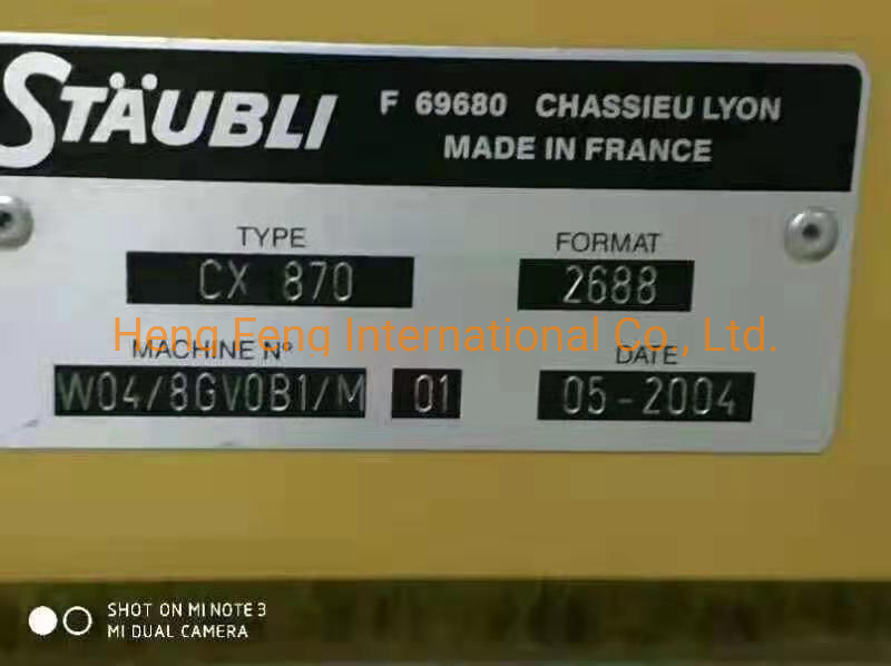 Staubli Cx870 Jacquard Head 2688 Hooks with Jc5 Year 2004 Electronic Jacquard for Textile Weaving Machine