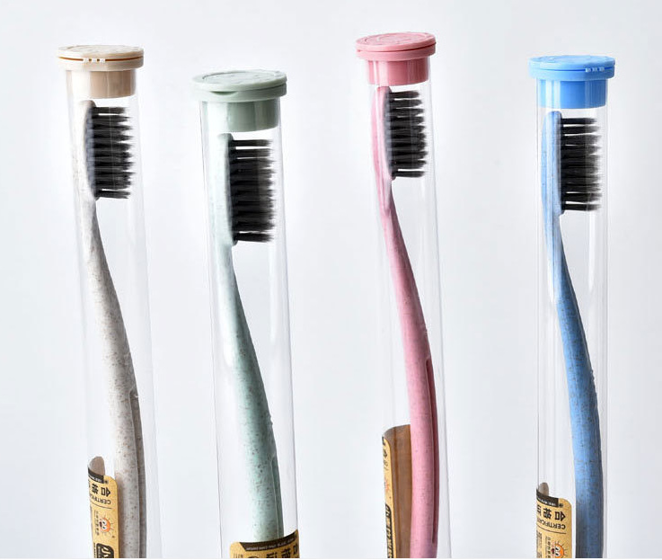 Adult Toothbrush with Slender & Soft Bristles 2 in 1 Economy Pack 851
