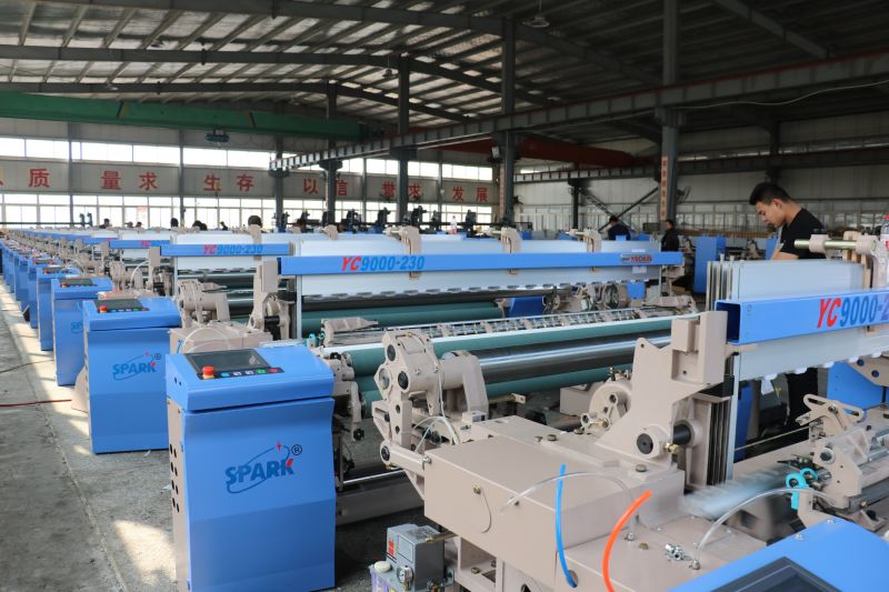 Spark Yinchun High Speed Air Jet Loom, 2 Color, Textile Weaving Machinery