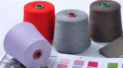 Textile Ne 40s Polyester Yarn Raw White Colored Knitting Weaving Yarn