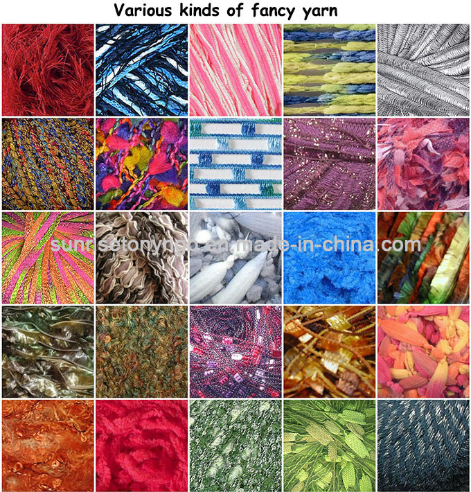 Winter Hat Knitting Weaving Polyester Cotton Fancy Yarns