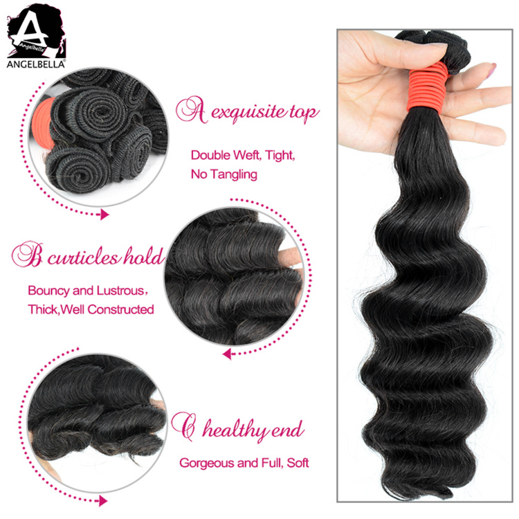 Angelbella Hair Weave Wholesale Double Drawn Deep Weave Funmi Bundles Hair Vendors