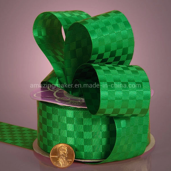 Luxurious Dobby Weave Satin Ribbon for Home Decoration (AM-SR044)