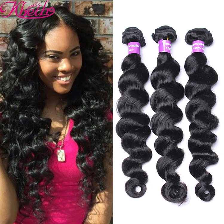 Kbeth Loose Weave Bundles for Black Girls Gift Hair Extension Human Hair Weave Bundles Wholesale Price