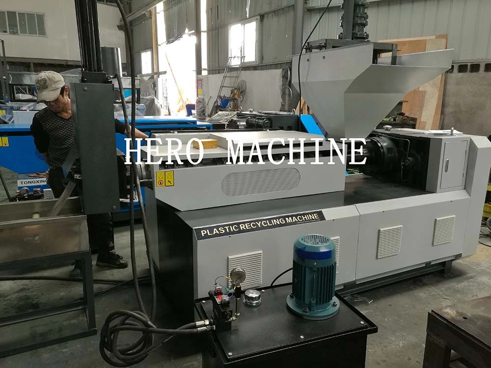 HDPE Extruder Second Hand Small Cost Plastic Waste Recycling Machine
