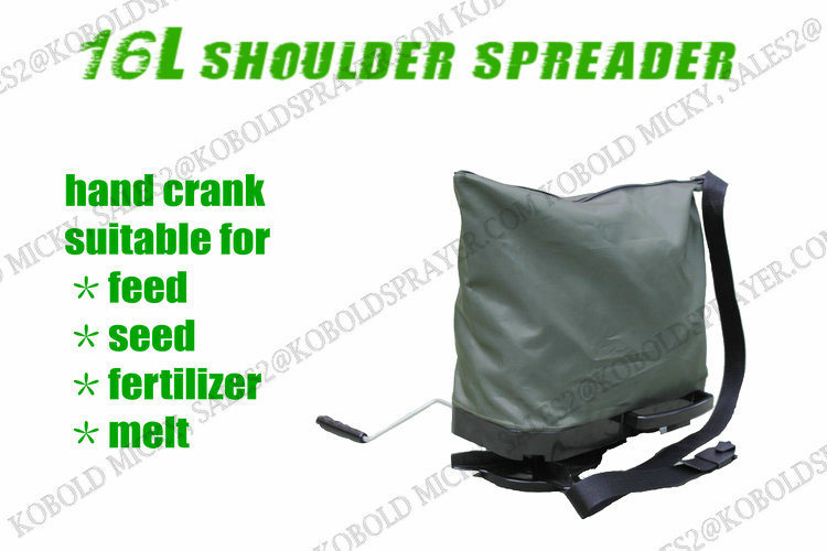 Hand Crank Spreader/Fertilizer/Pesticides Nylon Bag Seeder Commercial Crank Spreader