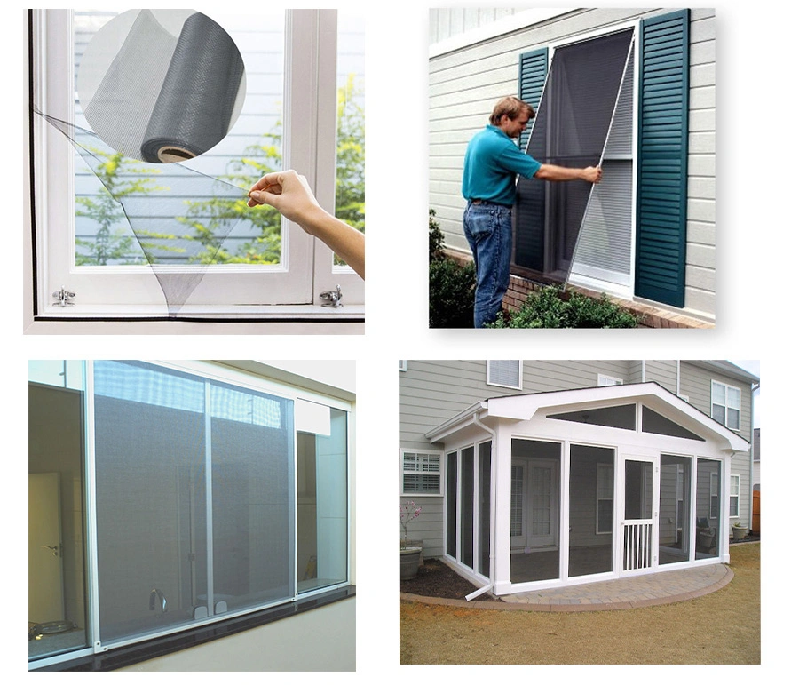 Plain Weave Fiberglass Window Screen Fiberglass Insect Screen for Window and Doors