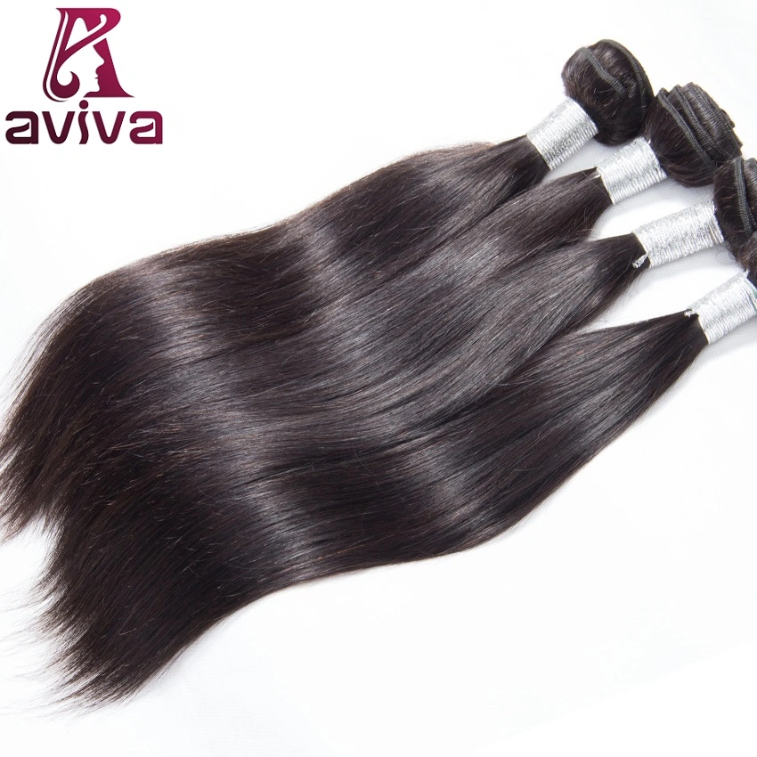 Peruvian Virgin Remy Hair Weave Natural Hair Straight Weave