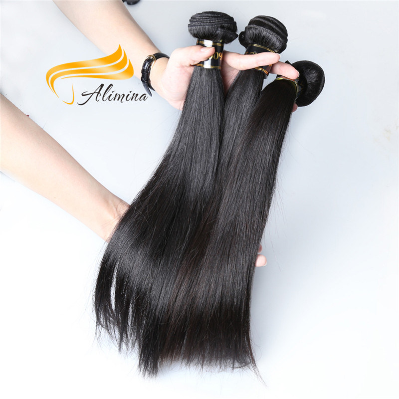 Factory Directly Shedding Free Silky Straight Brazilian Hair Weave
