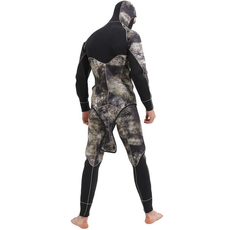 Hot Sale Camouflage Style 5mm Thick Wetsuit for Mens