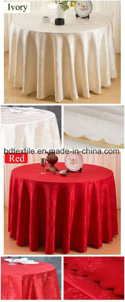 Machine Washable Jacquard Tablecloth with High Performance