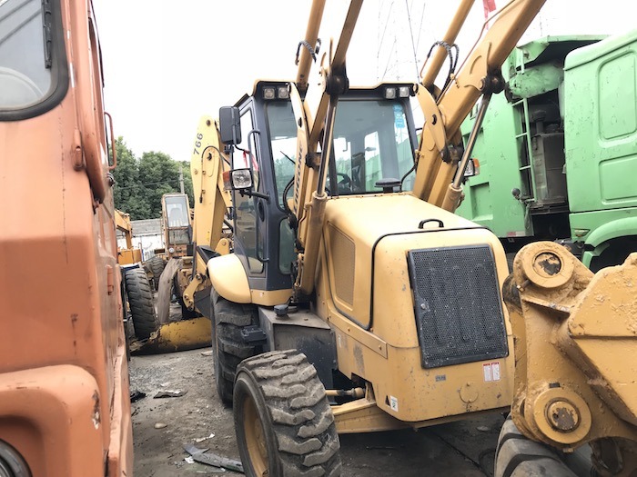 Second Hand Chinese Liugong Clg766 Backhoe Loader, 200h Working Time, with Good Price