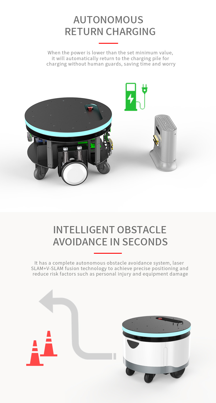 API Robot Chassis Intelligence 6wd Chassis Robot Chassis with Sdk
