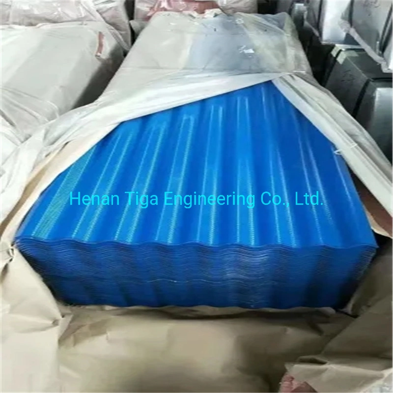 Wave Corrugated Galvanized Color Coated Steel Roofing Sheets for House