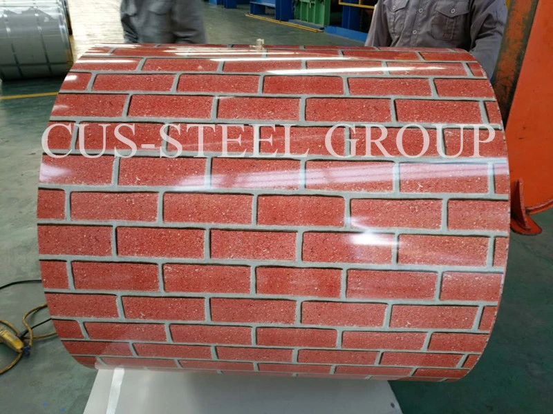 Brick Pattern Coated Roofing Sheet/Color Coated Metal Roof Sheet