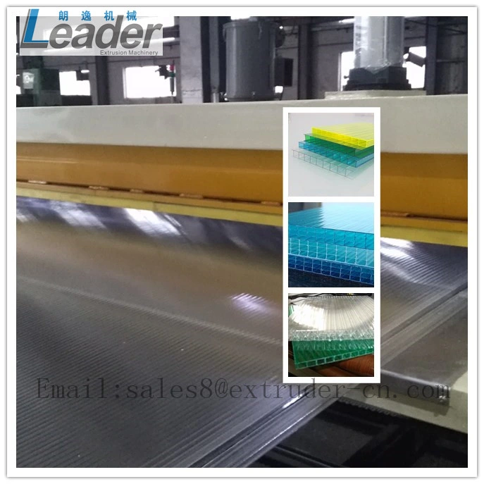 The Newest Polycarbonate Hollow Sheet/ Roofing Sheet Production Line
