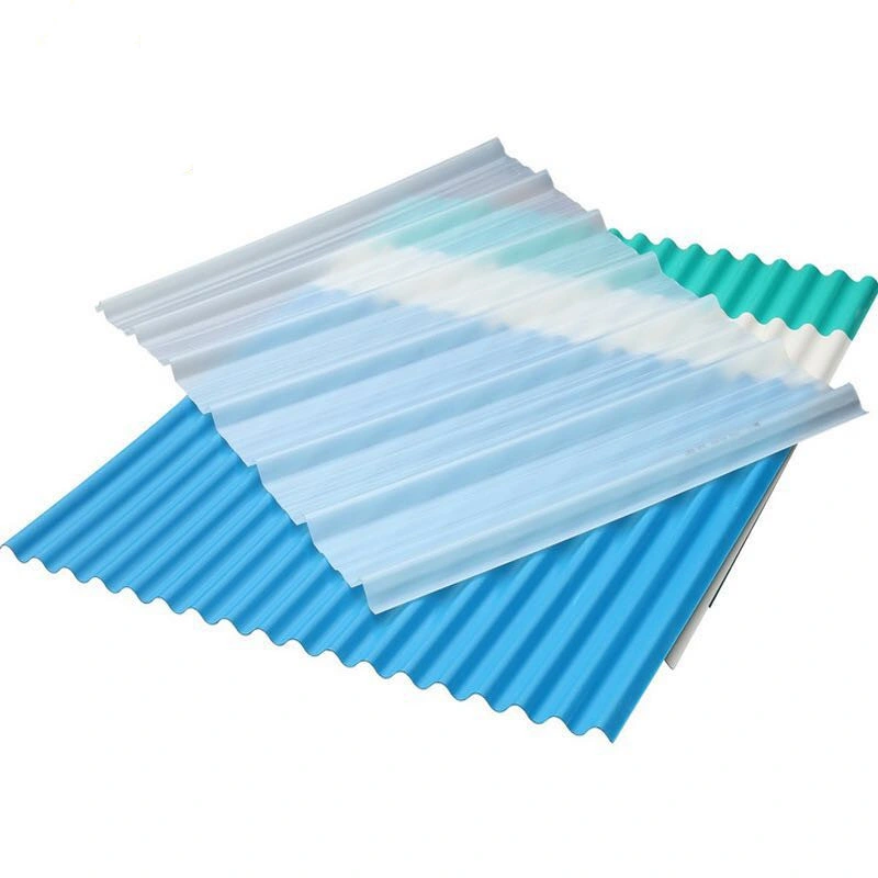 Customized PC Transparent plastic corrugated polycarbonate sheet for roof construction