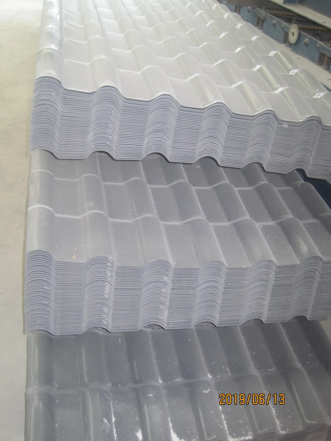 Corrugated PVC Resin Synthetic Roofing Sheet, Interlocking Plastic Resin Roof Tile