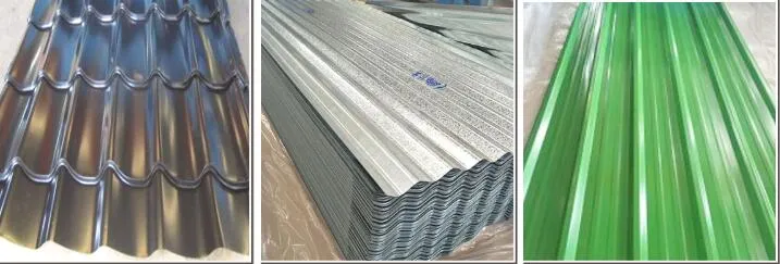 Galvanized Corrugated Steel / Iron Roofing Sheets Metal Sheets