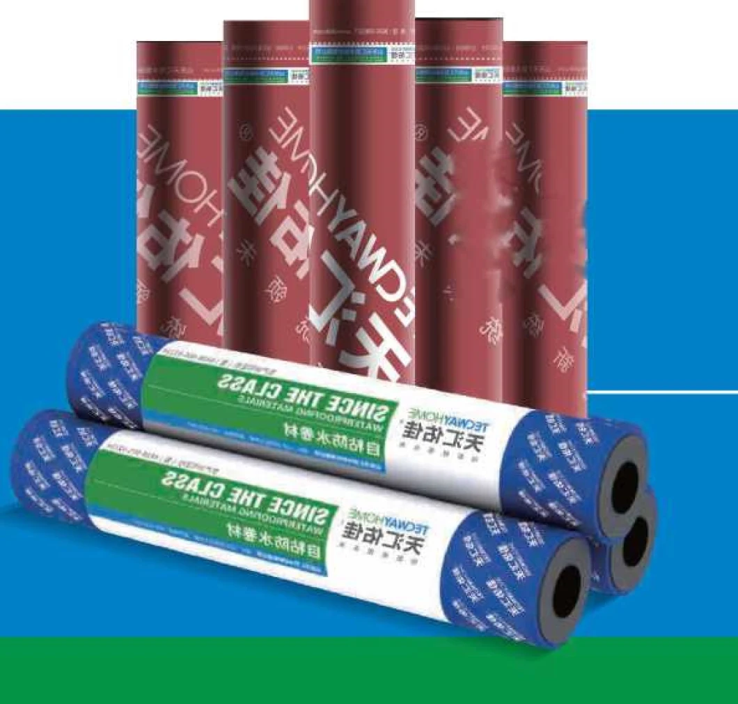 High Quality Waterproof Construction Material-1.5mm Npl-S60 Butyl Self-Adhesive Waterproof Membrane (Red Core)