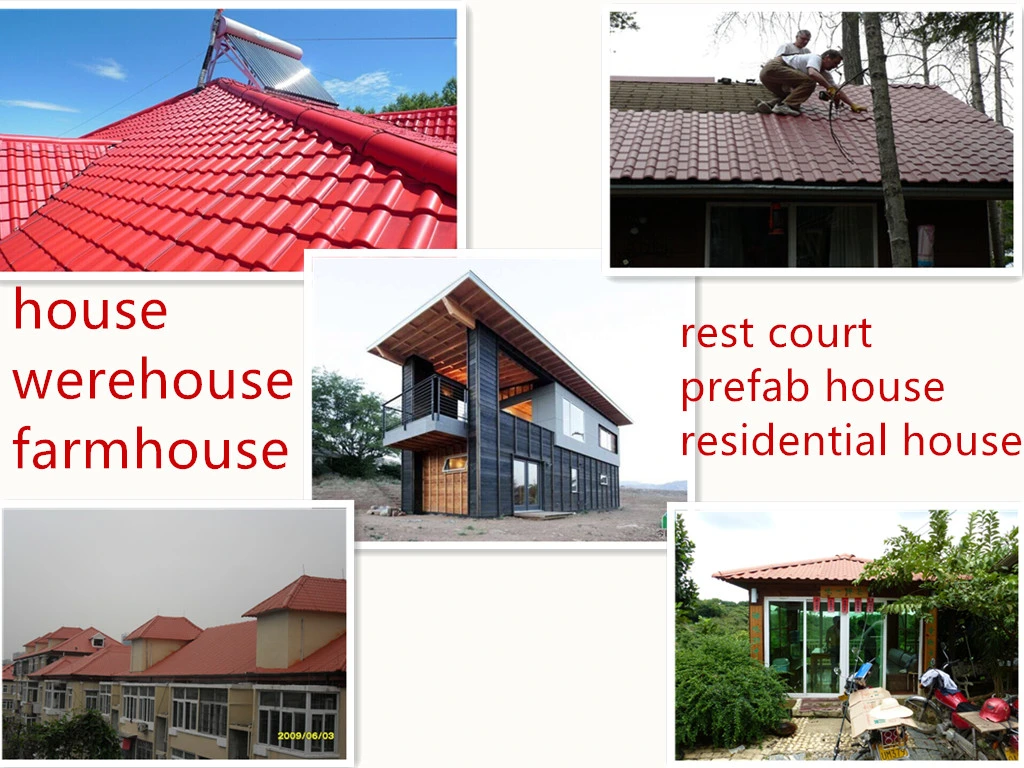 Heat Insulated Corrosion Resistance Plastic PVC Roof Tile UPVC Roofing Sheet