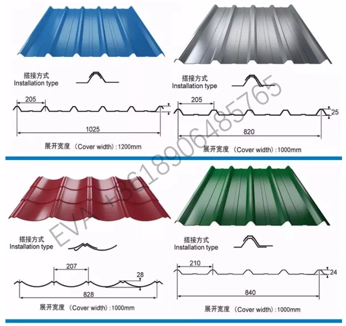 PPGI Corrugated Roofing Sheet Prepainted Galvanized Corrugated Sheet