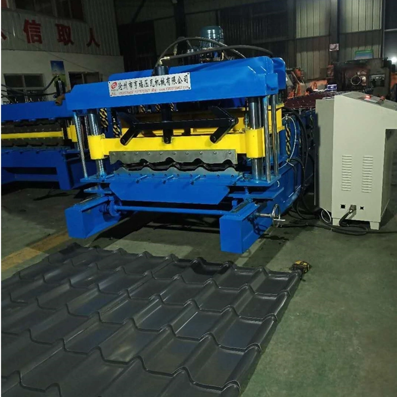 Aluminium Metal Glazed Tile Roofing Sheets Roll Forming Making Machinery