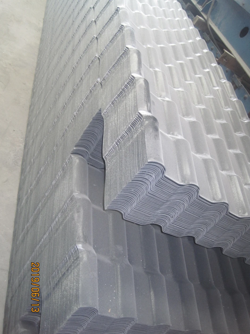 Plastic Glazed Resin Synthetic Roofing Wave Tile, Resin Roof Panel, Resin Roof Sheet