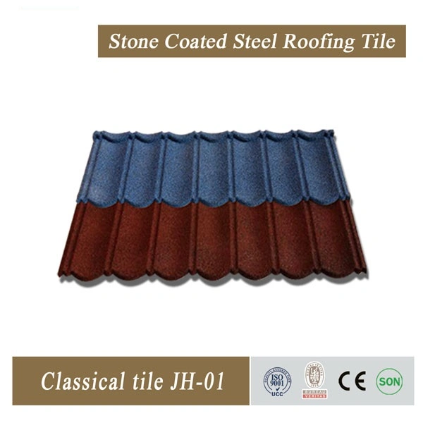 Hot Sale Stone Coated Steel Roofing Tiles Roofing Sheet for Building Material
