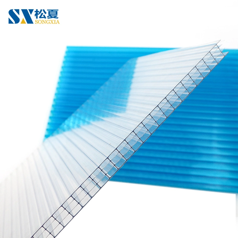 Multiwall Hollow Sheet Price of Polycarbonate Roofing Sheet