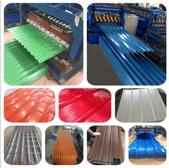 PPGI Corrugated Metal Roofing Sheet/Galvanized Steel Coil Prepainted Corrugated Gi Color Roofing Sheets Metal Price