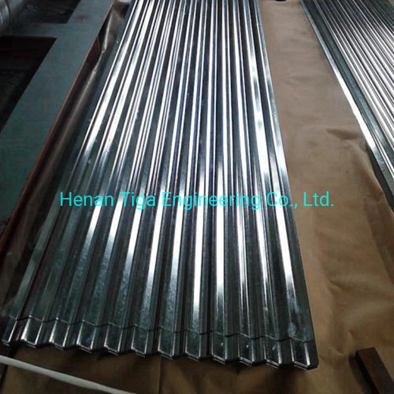 Tiga Factory Building Material Wave Corrugated Galvanized Steel Roofing Sheets