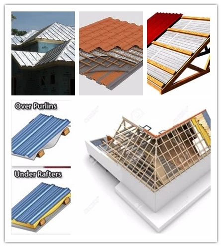 China High Reflectivity Aluminum Foil Foam Heat Roofing Insulation