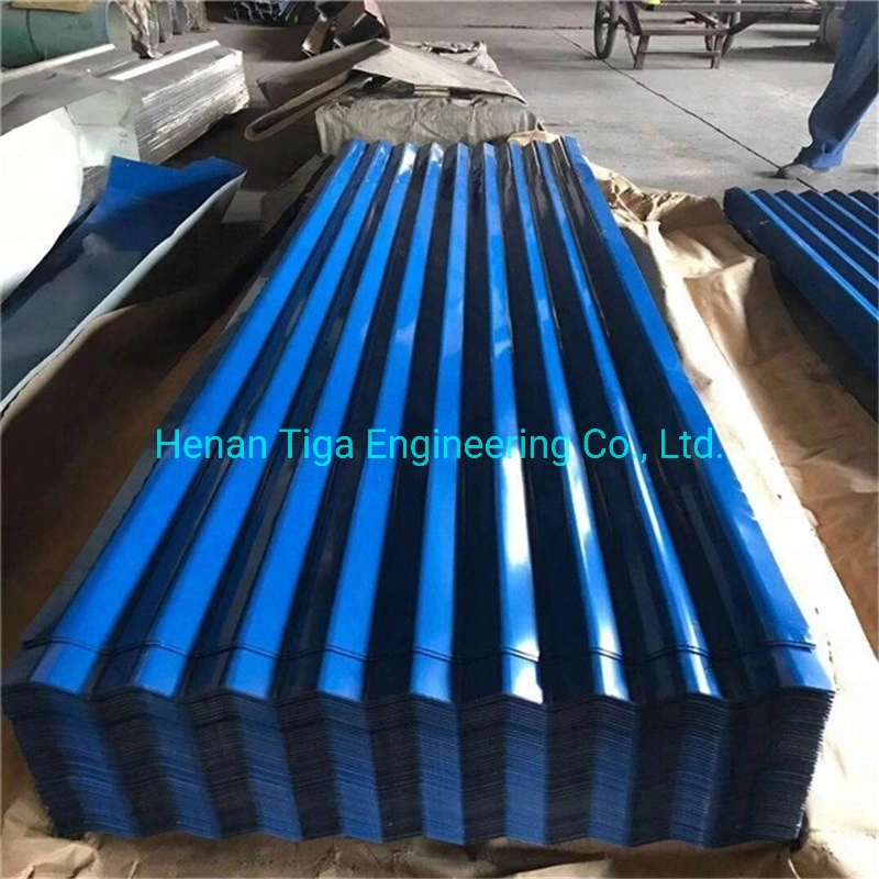 Wave Corrugated Galvanized Color Coated Steel Roofing Sheets for House