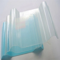Weather Resistant Composite Fiberglass Corrugated FRP Roofing Sheet