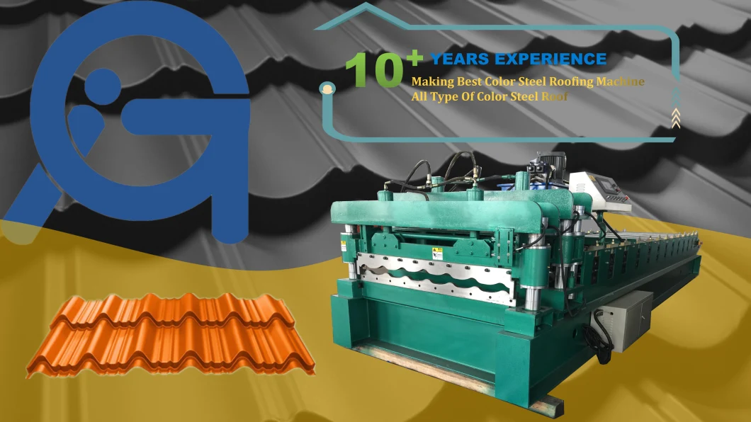 Glazed Step Tile Roofing Roll Forming Machine Glazed Tile Roofing Sheet Machine