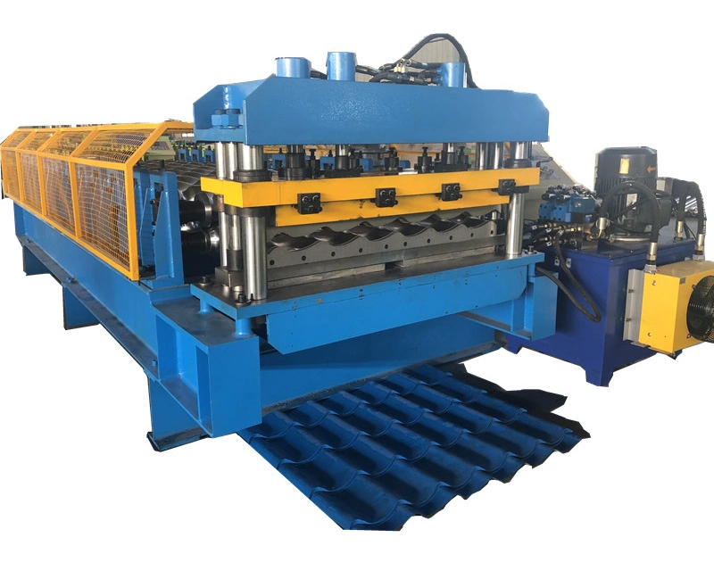 Glazed Step Tile Roofing Roll Forming Machine Glazed Tile Roofing Sheet Machine