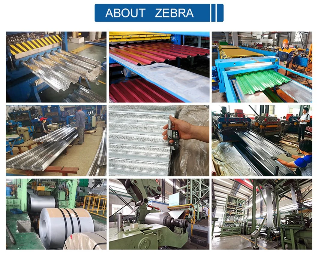 High Quality Corrugated Steel Sheet/Roofing Steel Sheet Roll Material Coil/Roofing Sheet From Zebra