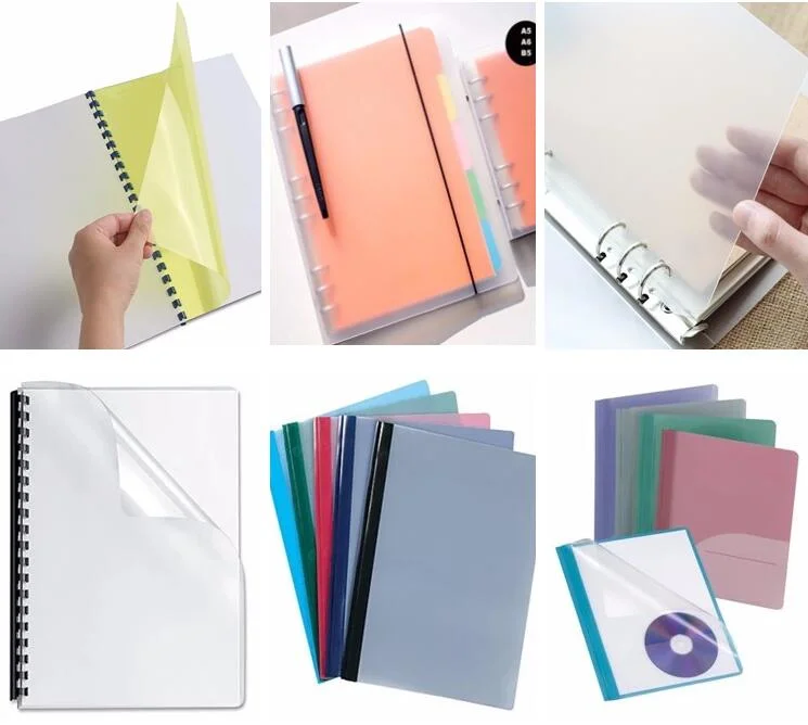 PVC/Pet /Acrylic/Plastic Binding Cover Sheet for Stationery Binding Cover A4 A3 A2 A1