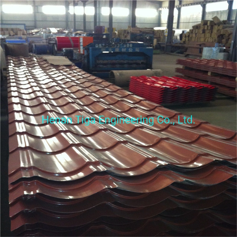 Building Material Roof Sheets 930mm Color Coated Glazed Roofing Tiles