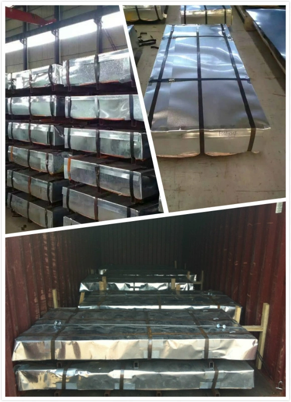 Galvanized Metal Roofing Sheet /Galvanized Corrugated Roofing Tile Steel Plate Price