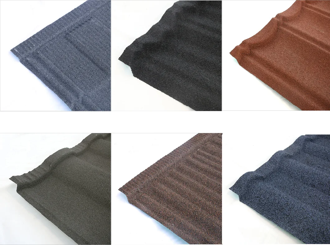 Cheap Roof Sheets Price Shingle Stone Coated Metal Roof Tile in Nigeria