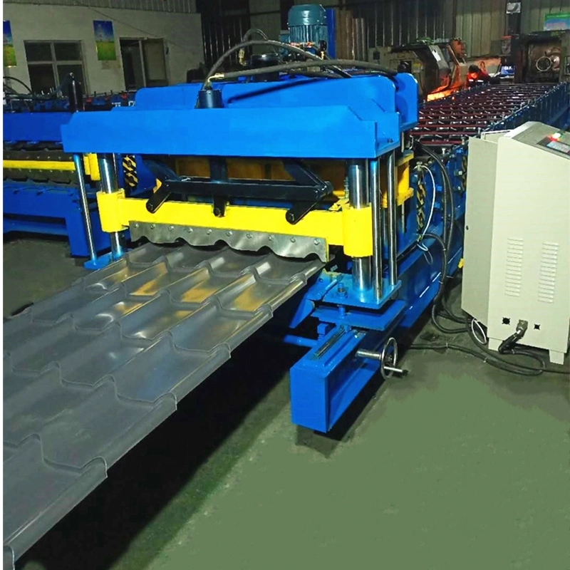 Aluminium Metal Glazed Tile Roofing Sheets Roll Forming Making Machinery