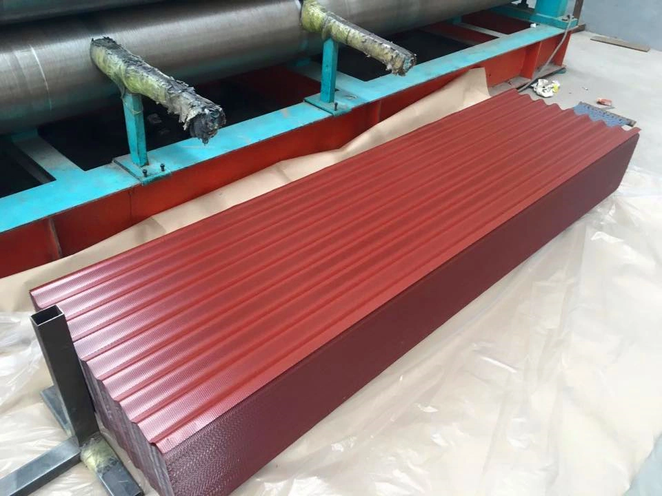 PPGI Corrugated Color Roofing Sheets Corrugated Steel Roof