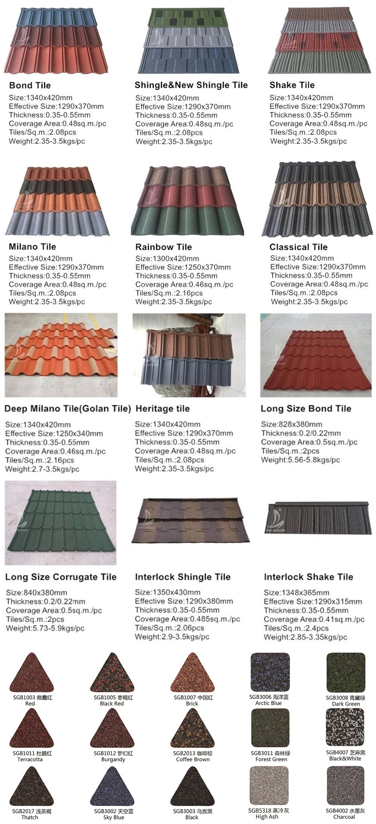Shingle Design Acrylic Paint for Roofing Tile Price for Galvanized Roofing Sheets in Uganda
