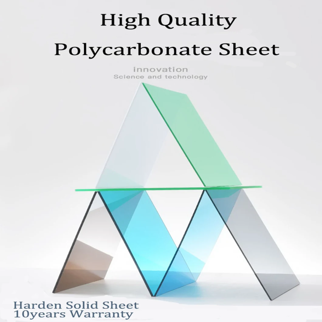 Polycarbonate Hollow Two-Wall Sheet PC Sheet Bronze Roofing Sheet 