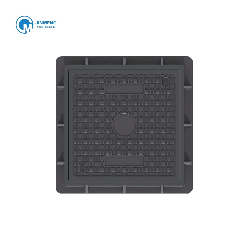 En124 C250 Anti-Corrosion and Anti-Theft Sheet Moulded Plastic Manhole Cover