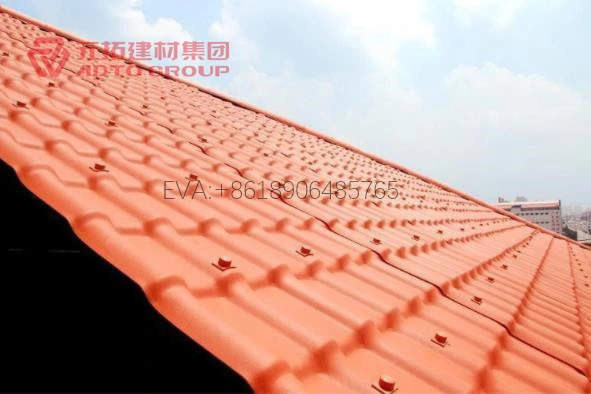 Fire Resistance UPVC Sheet ASA Resin Roof Tile PVC Roof Tile